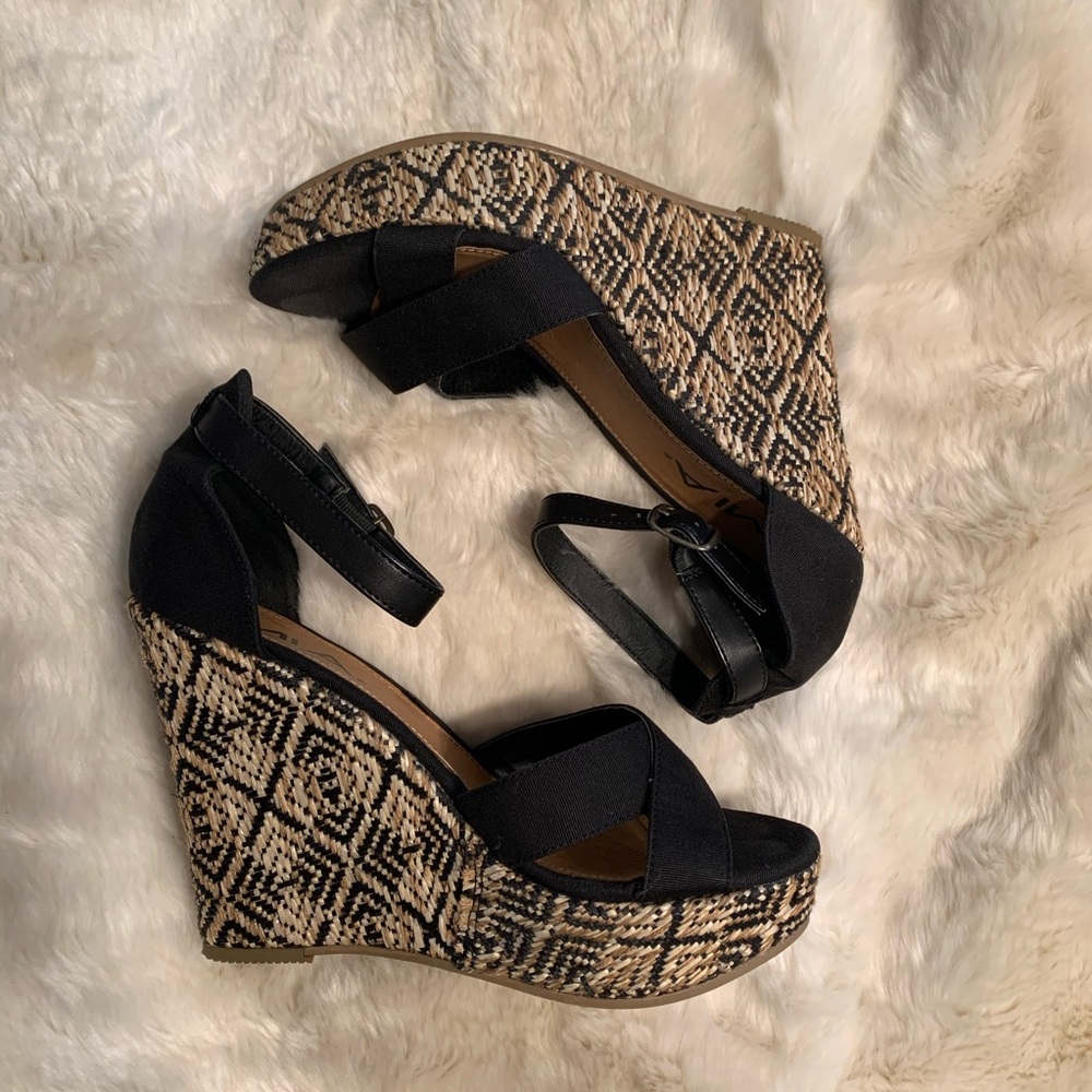 MIA wedges only worn once!